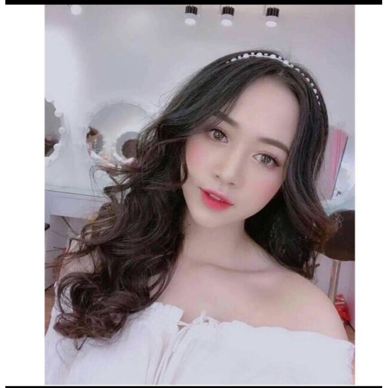 Cài Tóc Hạt Trai Phối Cườm 💥[Follow Shop Giảm 50%]💥Lấp Lánh Siêu Sang