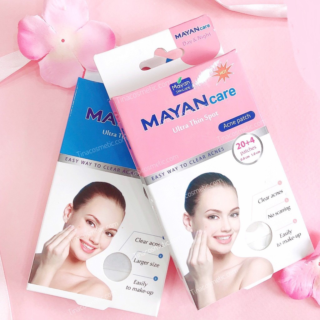 Miếng dán mụn Mayan Care Ultra Thin Spot Hàn Quốc hiệu quả trong 48H (12 Miếng - 20 Miếng)