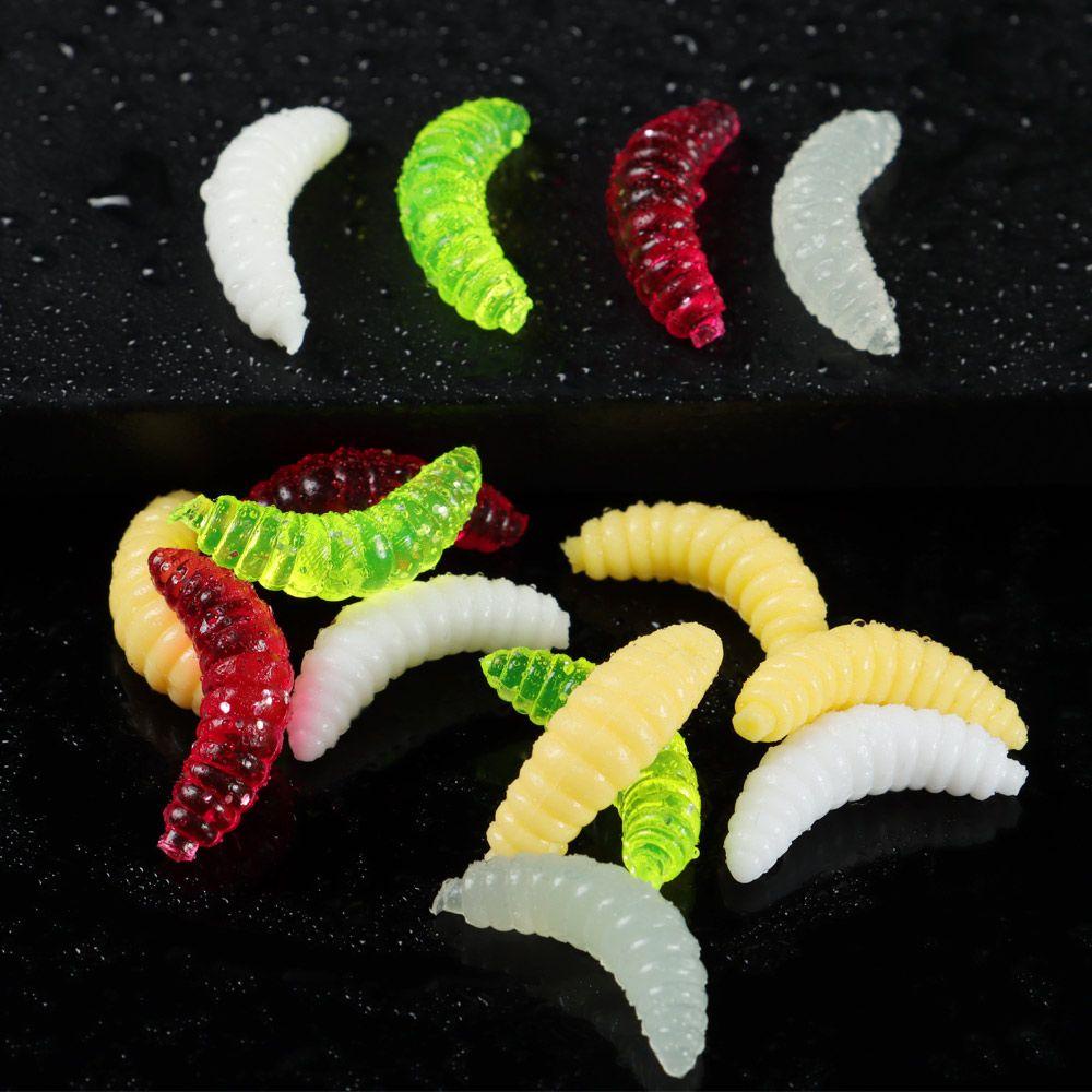 MYRONGVN Set 100 Mồi Giun Giả Câu Cá