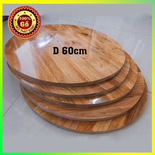 [100% Gỗ] Mặt bàn tròn-mặt bàn gỗ cao su-mặt bàn