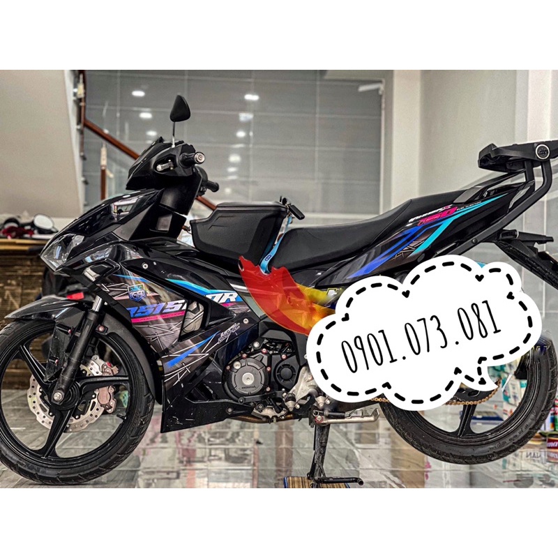 Tem rời v3 7 màu RS150 xe đen