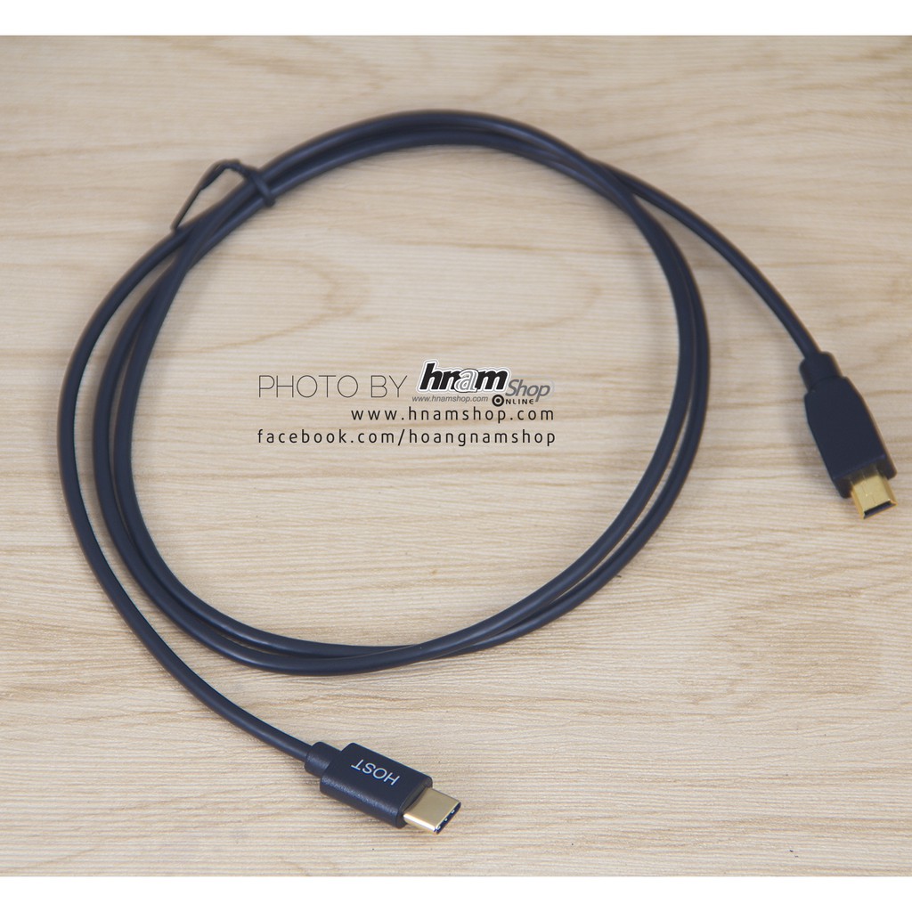 Dây cable Type C to Mini USB