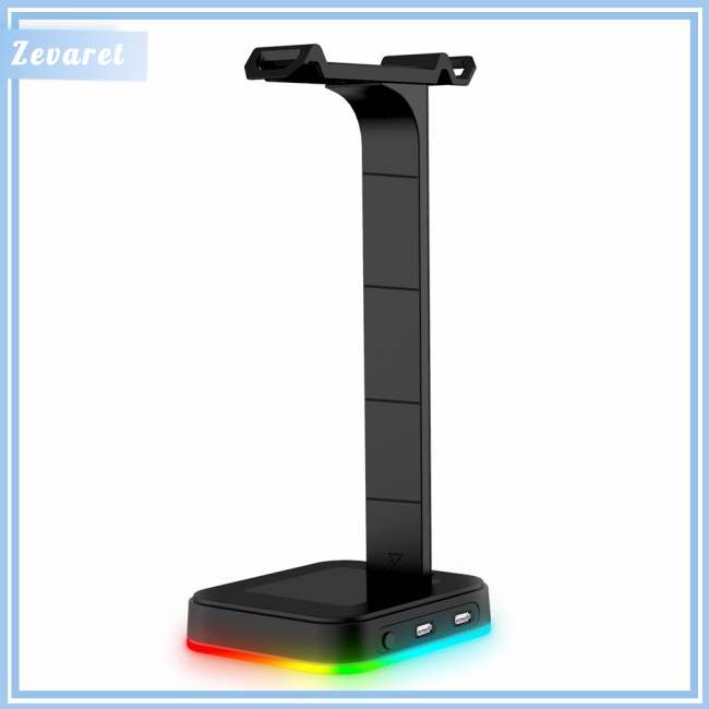Giá Đỡ Tai Nghe Chơi Game Zevaret Rgb Hai Cổng Usb Chống Trượt Nhiều Màu