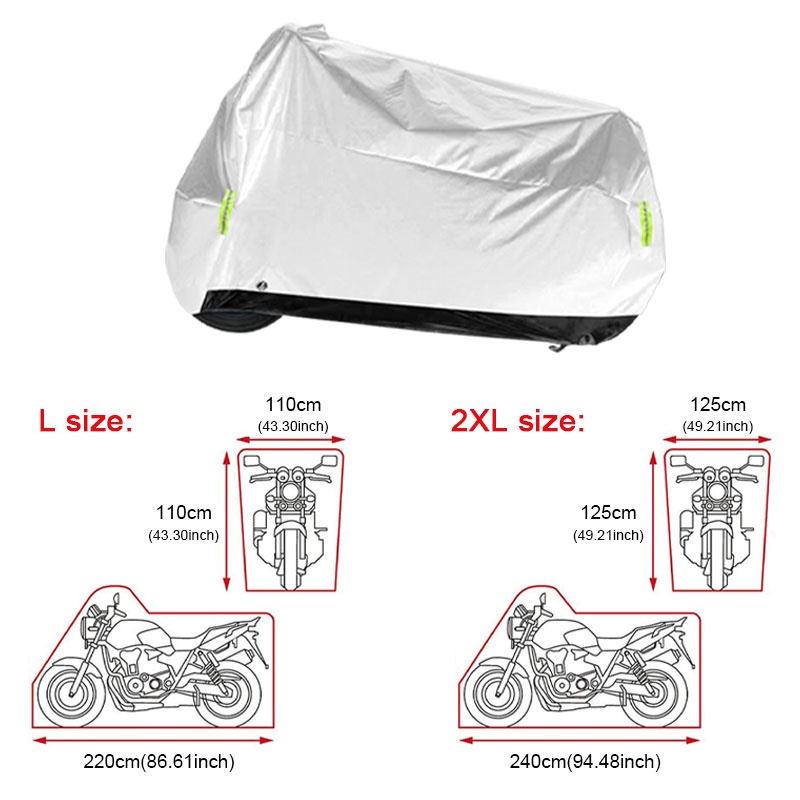 Vỏ bọc xe máy SEAMETAL bằng polyester chống mưa/ nắng/ bụi bẩn tiện dụng