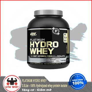 Thực Phẩm Bổ Sung Tăng Cơ Bắp Optimum Nutrition Platinum Hydro Whey 3.5lb (1.58kgs) 40 Lần Dùng Từ Mỹ