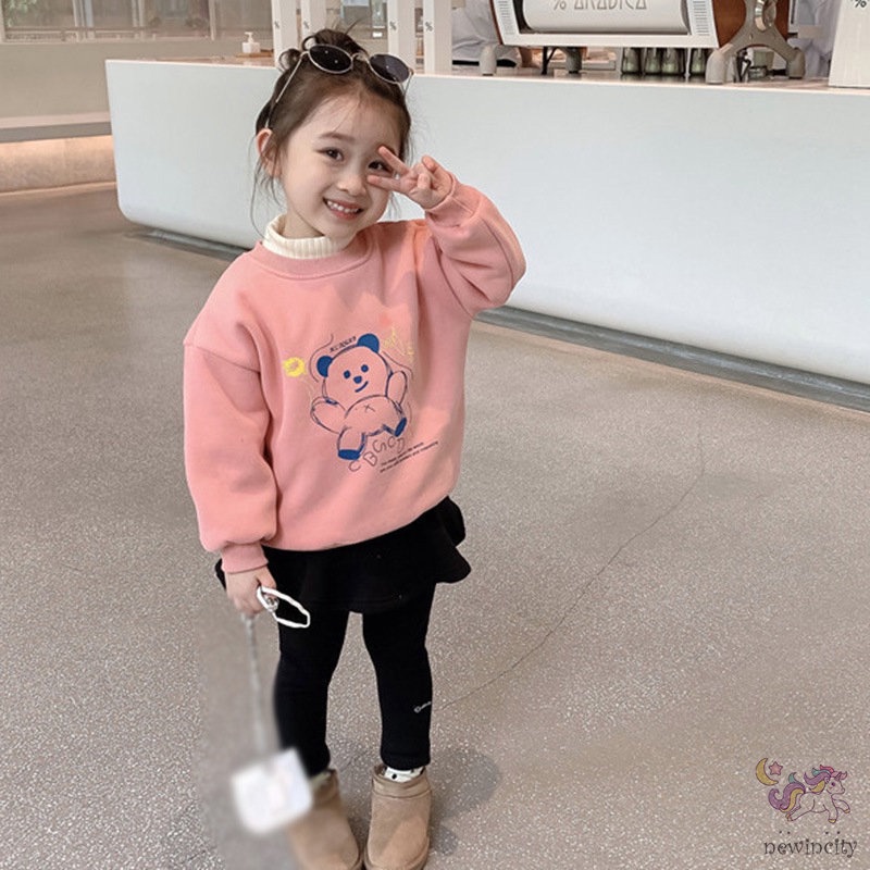 Áo thun tay dài thời trang Hàn Quốc cho bé gái