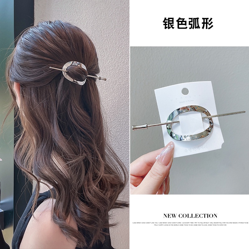 PVN43019 Kẹp Tóc Kim Loại Đơn Giản Thời Trang Nhiều Kiểu Dáng Tùy Chọn Cho Nữ Giá Rẻ