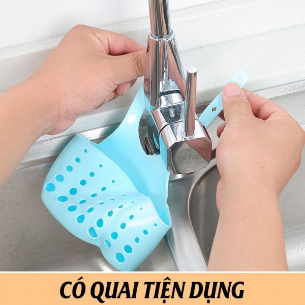 Giỏ treo đựng đồ rửa bát bằng nhựa dẻo