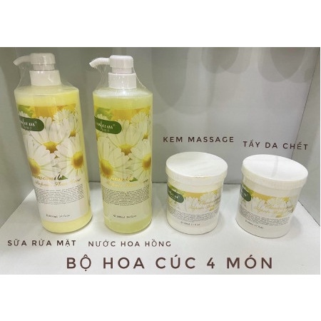 Nước hoa hồng chiết xuất Hoa Cúc, chai 1000ml chuyên dùng trong spa | BigBuy360 - bigbuy360.vn