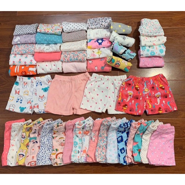 Set 10 quần cộc bé trai bé gái(MIX NGẪU NHIÊN)-HÀNG SALE KO ĐỔI TRẢ