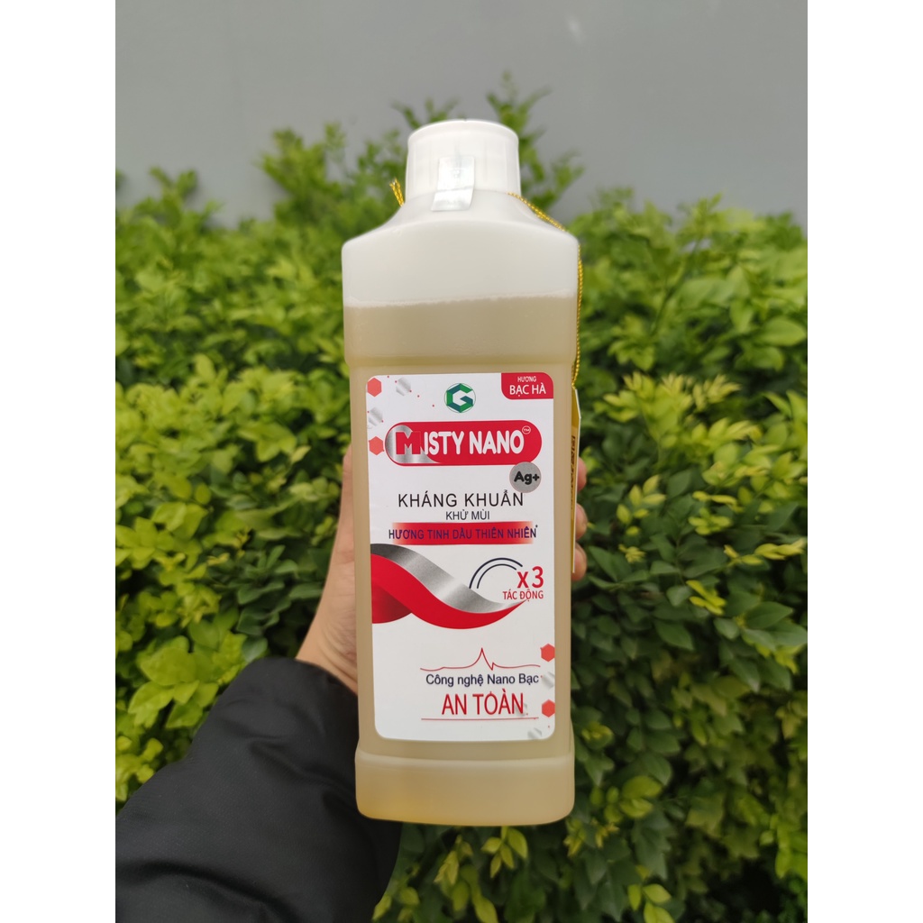 - Dung dịch tạo khói khử khuẩn Misty Nano dùng cho mọi loại máy tạo khói, khử khuẩn, khử mùi