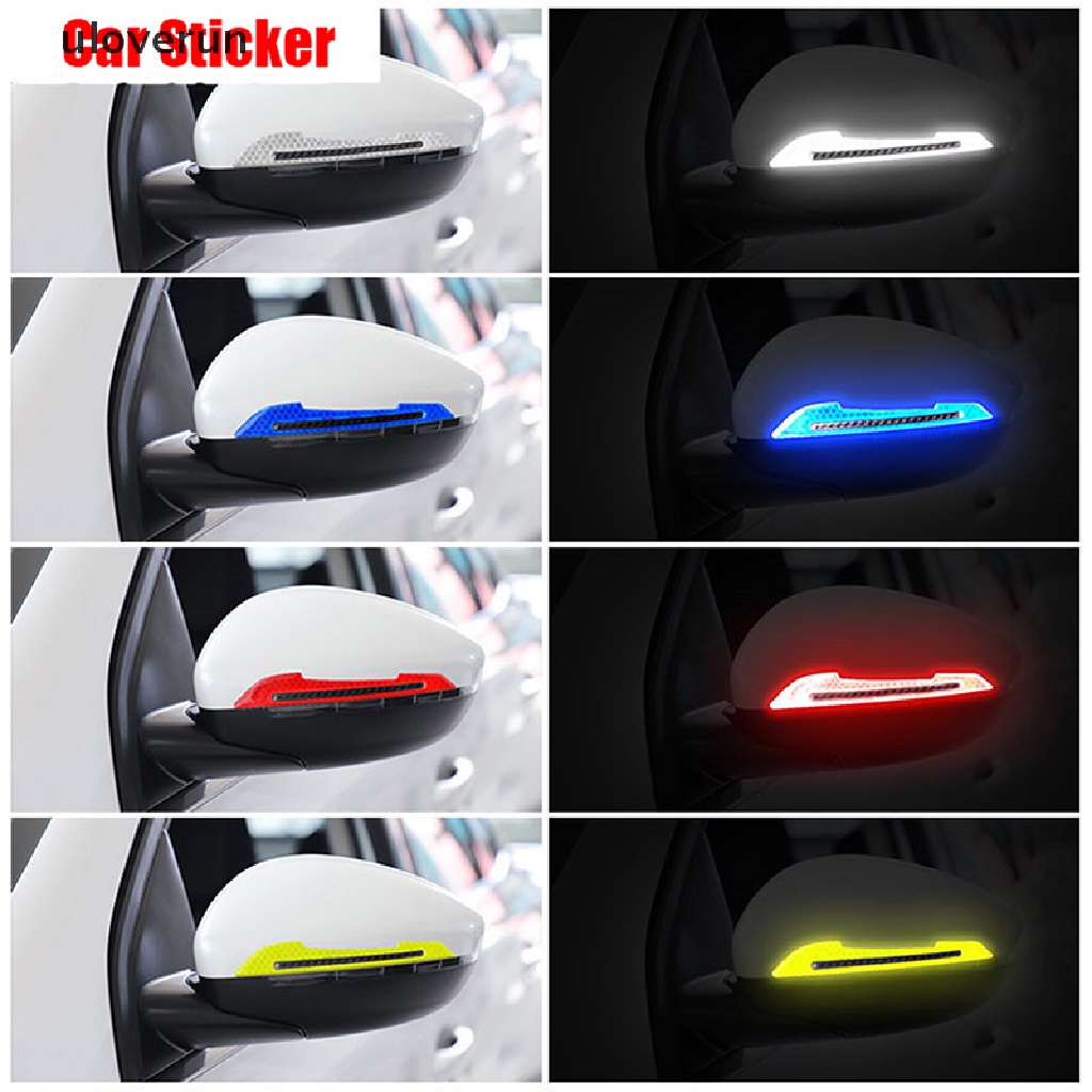 Bộ 2 Miếng Dán Phản Quang Cảnh Báo An Toàn Dành Cho Xe Hơi