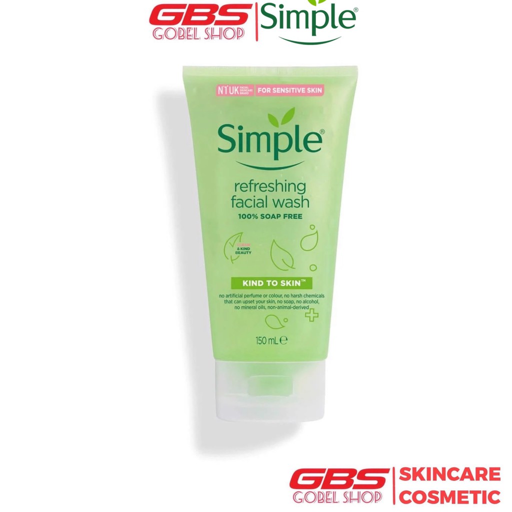 Sữa Rửa Mặt Simple Kind to Skin Facial Gel Wash 150ml