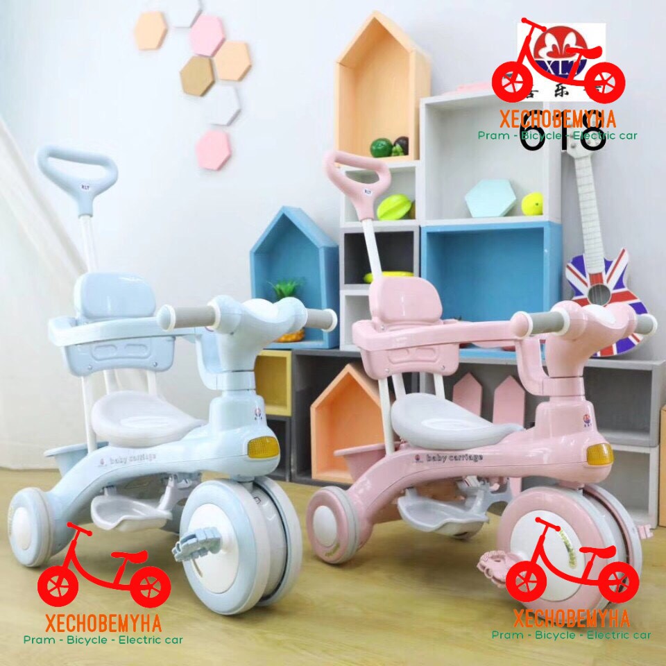 Xe đẩy Ăn Dặm 3 Bánh 618 Baby Carri Chính Hãng- Có Nhạc - Full Phụ Kiện (HÀNG CAO CẤP) NEW 100% Nguyên SEAL