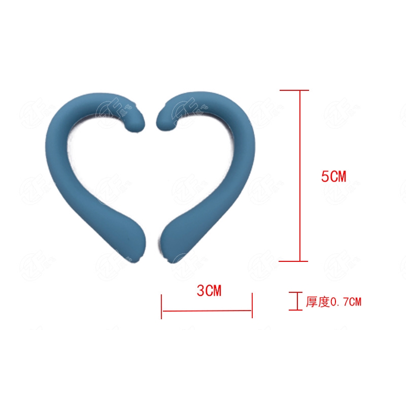 Một Cặp Móc Đeo Khẩu Trang Bảo Vệ Tai Chống Trượt Chất Liệu Silicon Mềm Mại