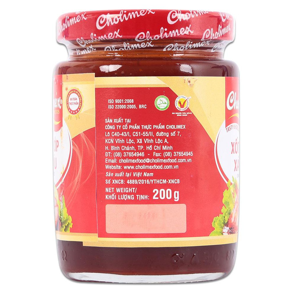 Xốt Xá Xíu Cholimex Lọ 200G