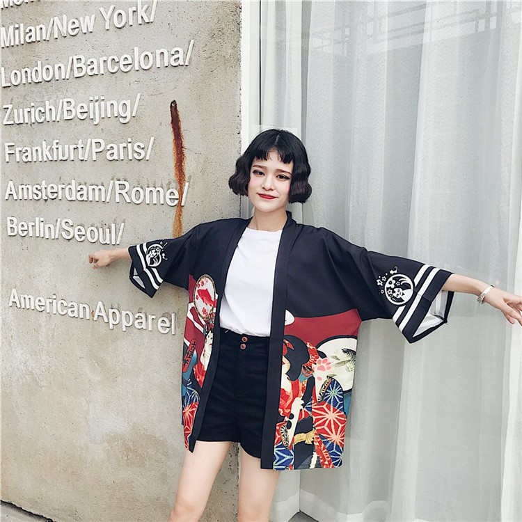 ÁO SƠ MI NỮ ULZZANG (KIMONO)