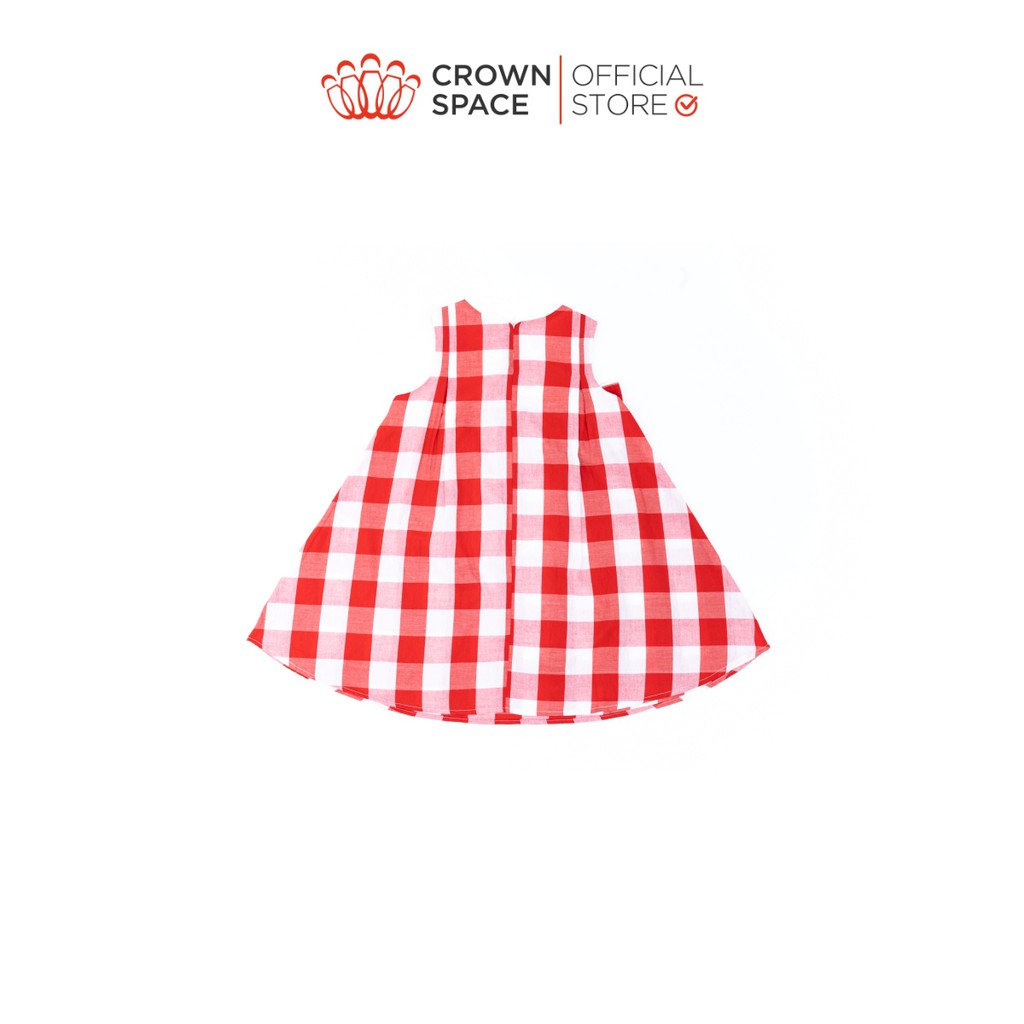 Váy Công Chúa Hồng Pastel Cho Bé Gái Chính Hãng Crown Space CKGS2810601.R Từ Size 4-9