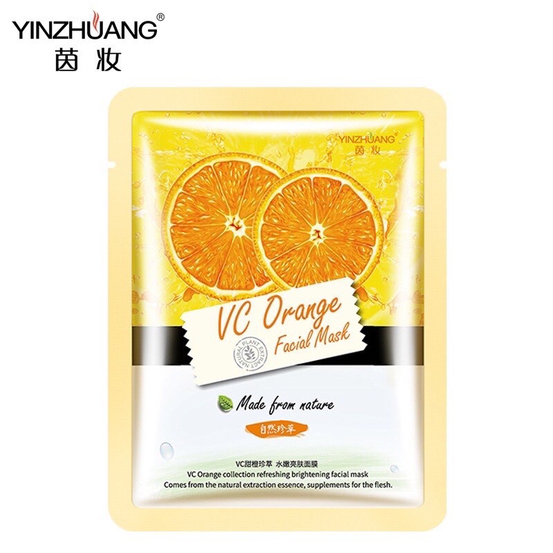 Mặt nạ giấy dưỡng trắng da cấp ẩm hoa quả HANHUO chăm sóc da nội địa Trung | BigBuy360 - bigbuy360.vn