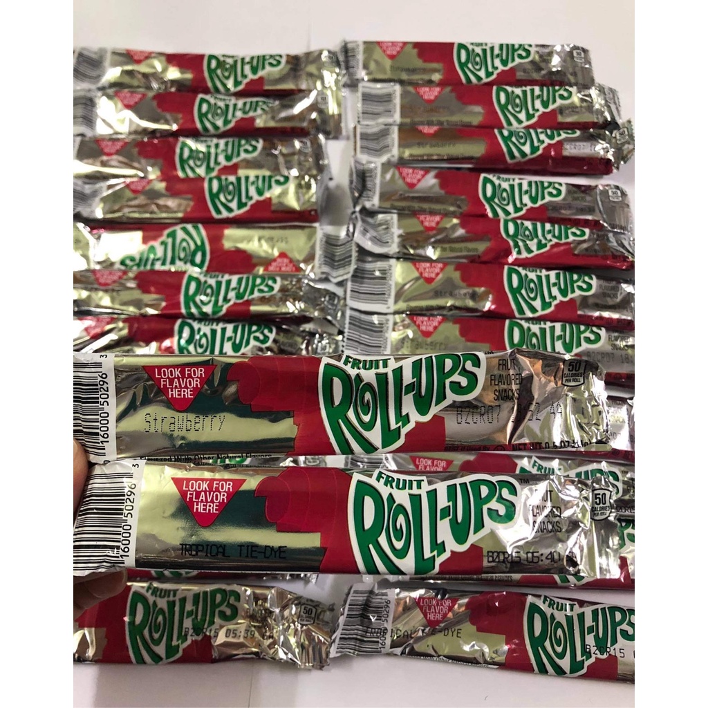 Kẹo dẻo trái cây thơm ngon Fruit Roll-Ups của Mỹ