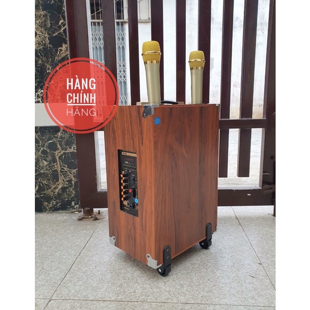 Loa kéo karaoke bluetooth BNIB M10A mini Loa kẹo kéo di động thùng gỗ tiện lợi .