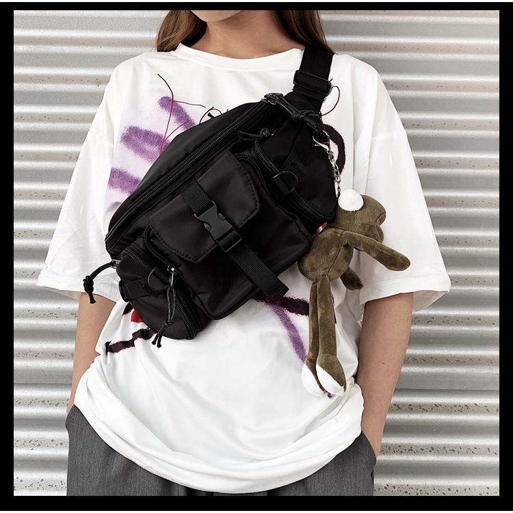 Ulzzang Korean Fashion Fanny Pack Pouch & Waist & Crossbody & Sling & Shoulder & Chest Bag for Men Birthday Gift | BigBuy360 - bigbuy360.vn