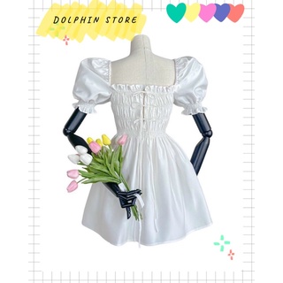 BIGSIZE Đầm babydoll nơ lưng bigsize