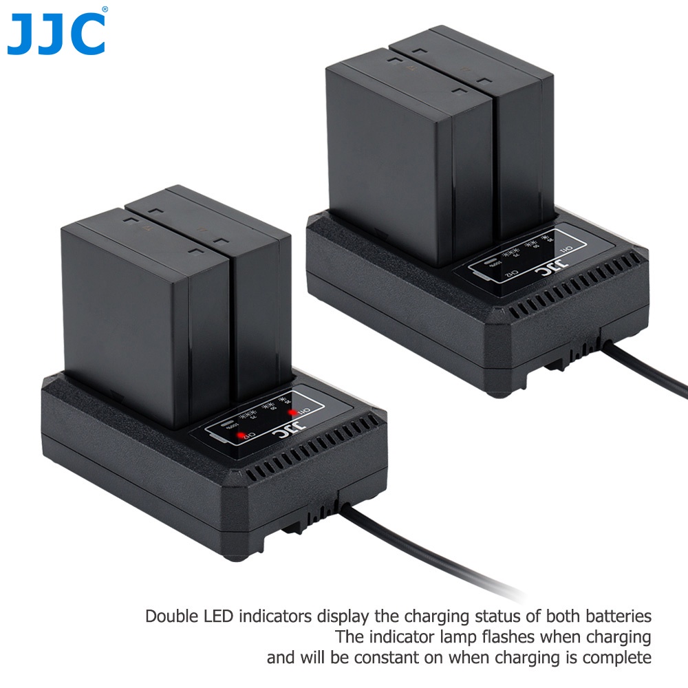 JJC Bộ Sạc Pin BCH-1 Thích Hợp Cho Pin Olympus BLH-1 Của Máy Ảnh Olympus OM-D E-M1 Mark II E-M1 Mark III E-M1X
