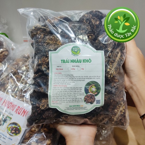 Trái Nhàu Khô, tốt cho tiêu hoá, lợi tiểu, nhuận trường, ổn định huyết áp, tăng cường miễn dịch [500g-1kg]