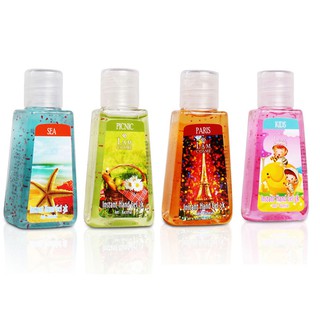 Hộp 4 Chai Gel Rửa Tay Khô 3K Lamcosmé (60ml)-Sea + Picnic + Paris + Kids