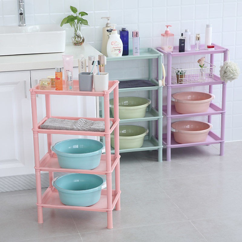 Kệ để đồ trong phòng tắm bồn cầu rửa mặt bàn trang điểm nhựa lưu trữ tam giác đứng | BigBuy360 - bigbuy360.vn
