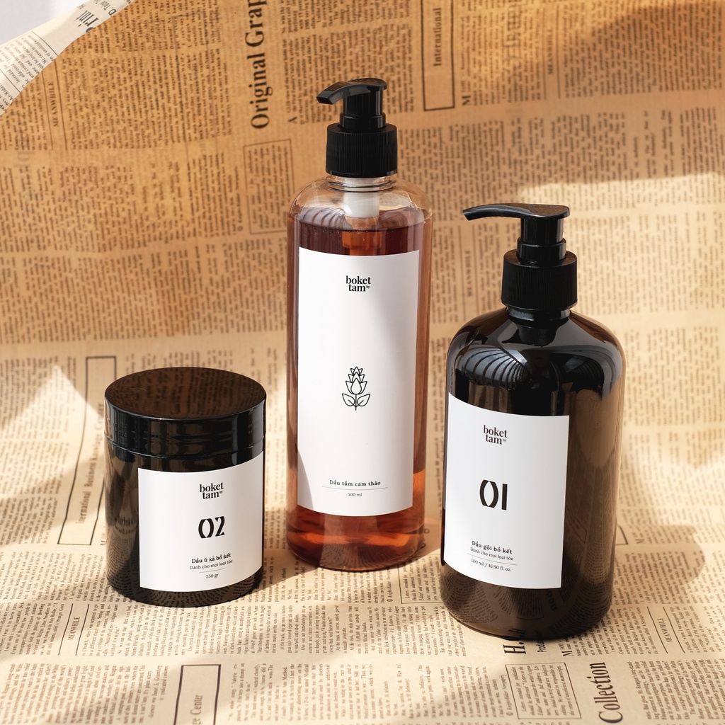 Combo Tắm Gội Handmade