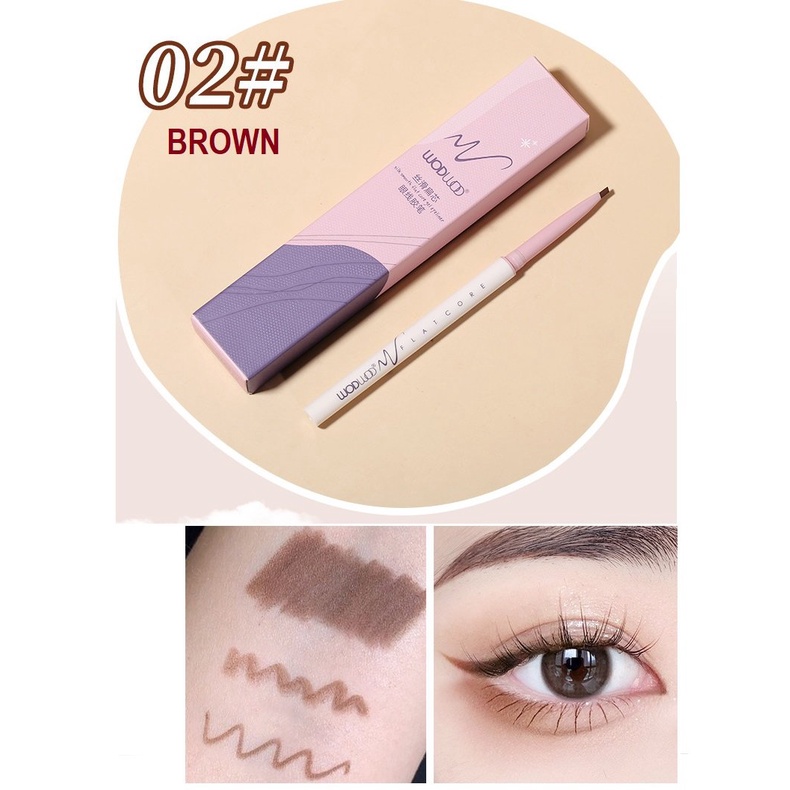 Chì Gel Kẻ Mắt Nét Mảnh Không Trôi WODWOD Silk Smooth Flat Core W924