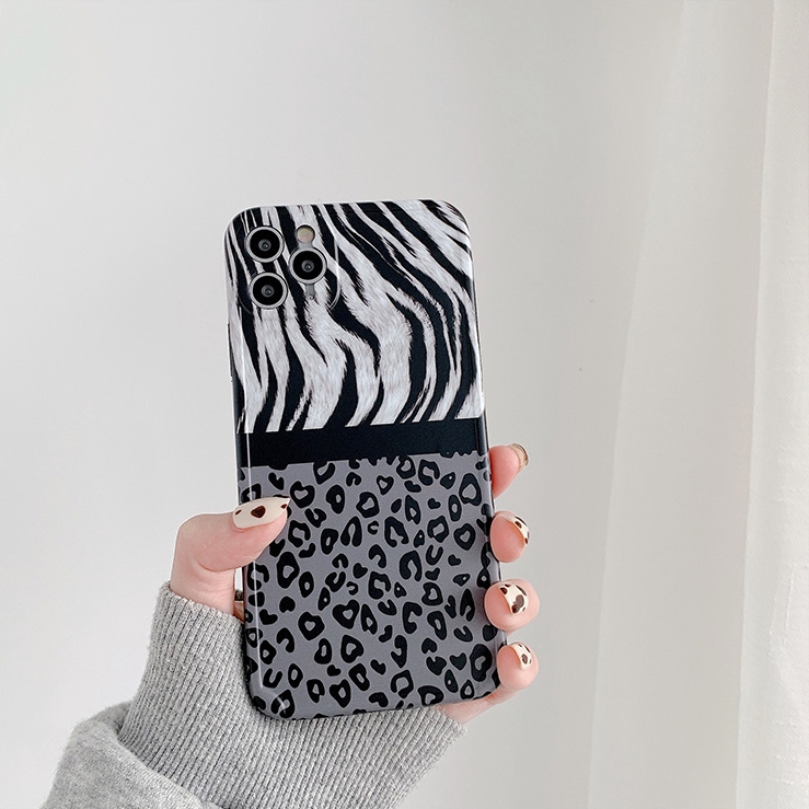 Ốp iphone - Ốp lưng imd new Họa tiết báo và ngựa vằn 6s/6splus/7/8/7plus/8plus/x/xs/xsmax/11/11promax - Awifi Case V6-3 | BigBuy360 - bigbuy360.vn