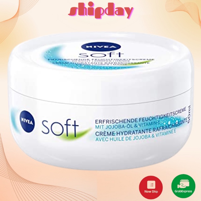 Kem dưỡng ẩm Nivea Soft 200ml