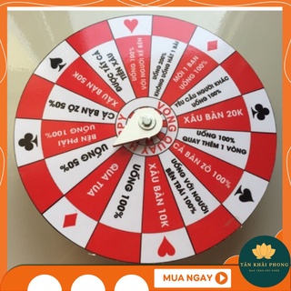 Vòng quay ăn nhậu chất liệu gỗ, kt 25cm