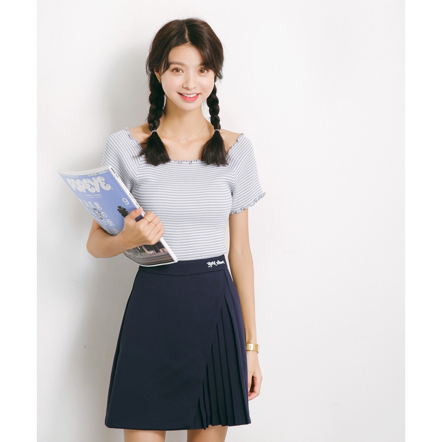 Váy Xếp Ly Eo Cao Dáng A Loại 1