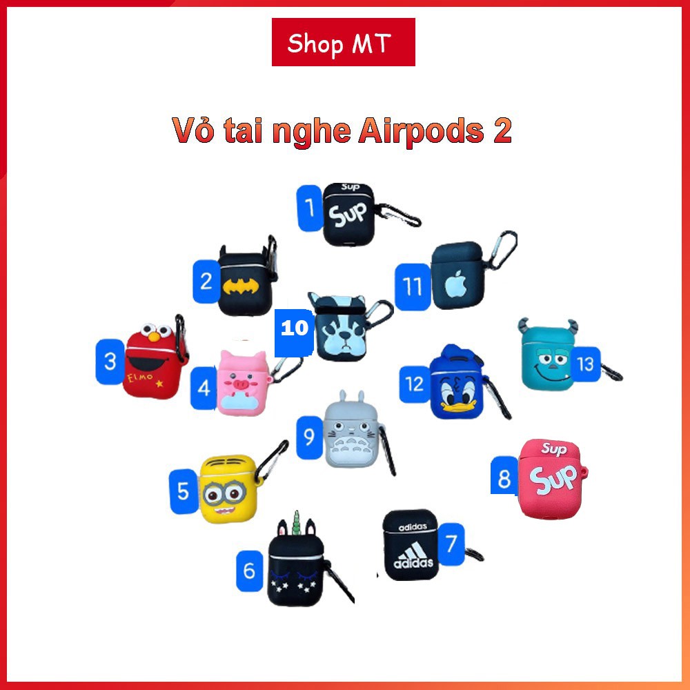 Case airpod 2 , vỏ đựng tai nghe airpods 2 chống va đập