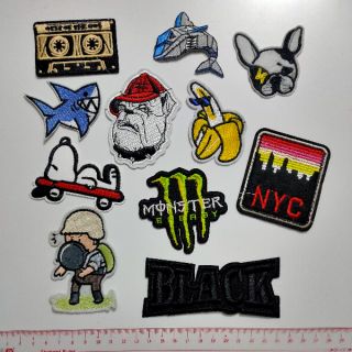 25k một chiếc, combo 5 chiếc tự chọn, MA2 Sticker  ủi patch ủi  logo ủi