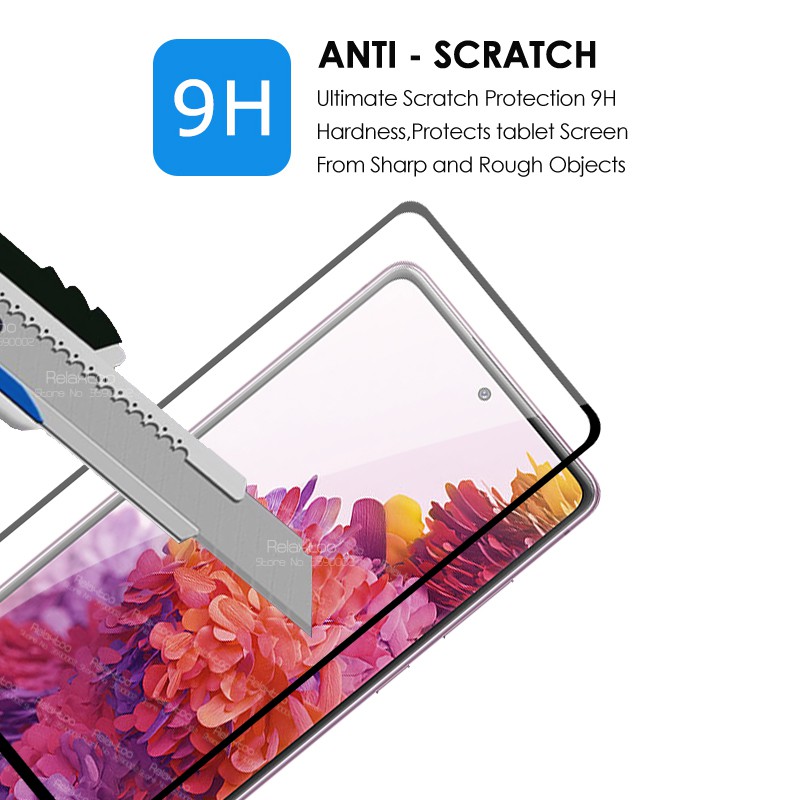 2 Kính cường lực bảo vệ màn hình thích hợp cho Samsung Galaxy S20 Fe SS S20 Fe Galaxy S20 FE 5g S20 FE 2020