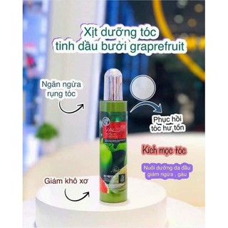 Chai xịt dưỡng tóc bưởi grape fruit Valert