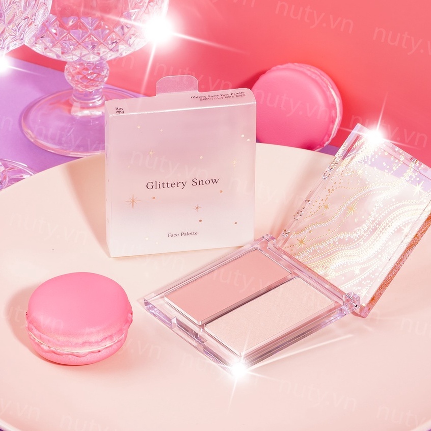 Bảng Phấn Má Etude House Glittery Snow Face Palette