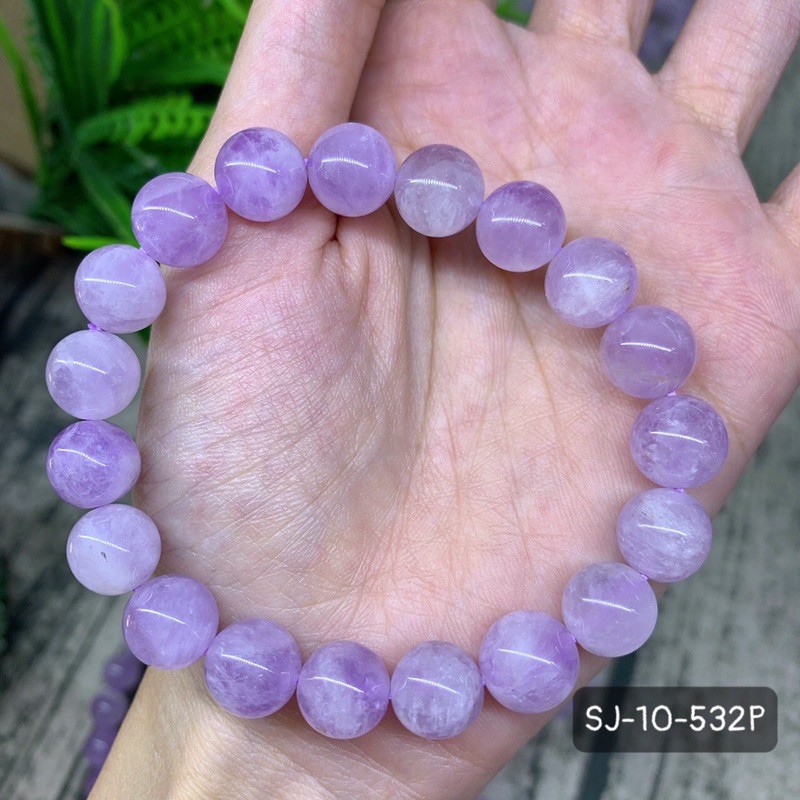 Vòng Tay Đá LAVENDER Màu Tím Yêu Thương Đẹp Mê Ly Size 9mm-10mm