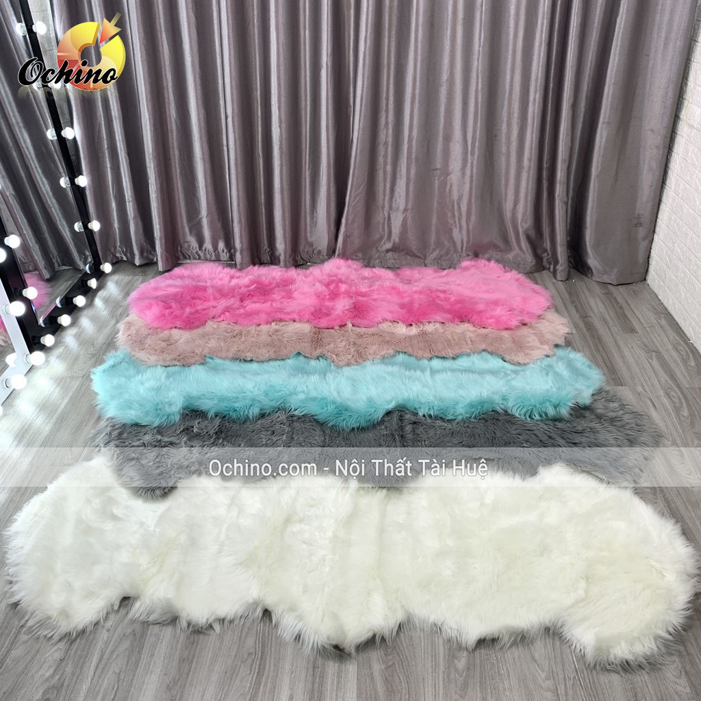 Thảm lông trang trí ghế sofa và chụp hình mẫu đãm mây cao cấp size 1m9-70 ( Đủ màu)