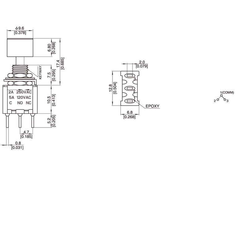 Công Tắc Bật Tắt Tự Động MTS-102 103 202