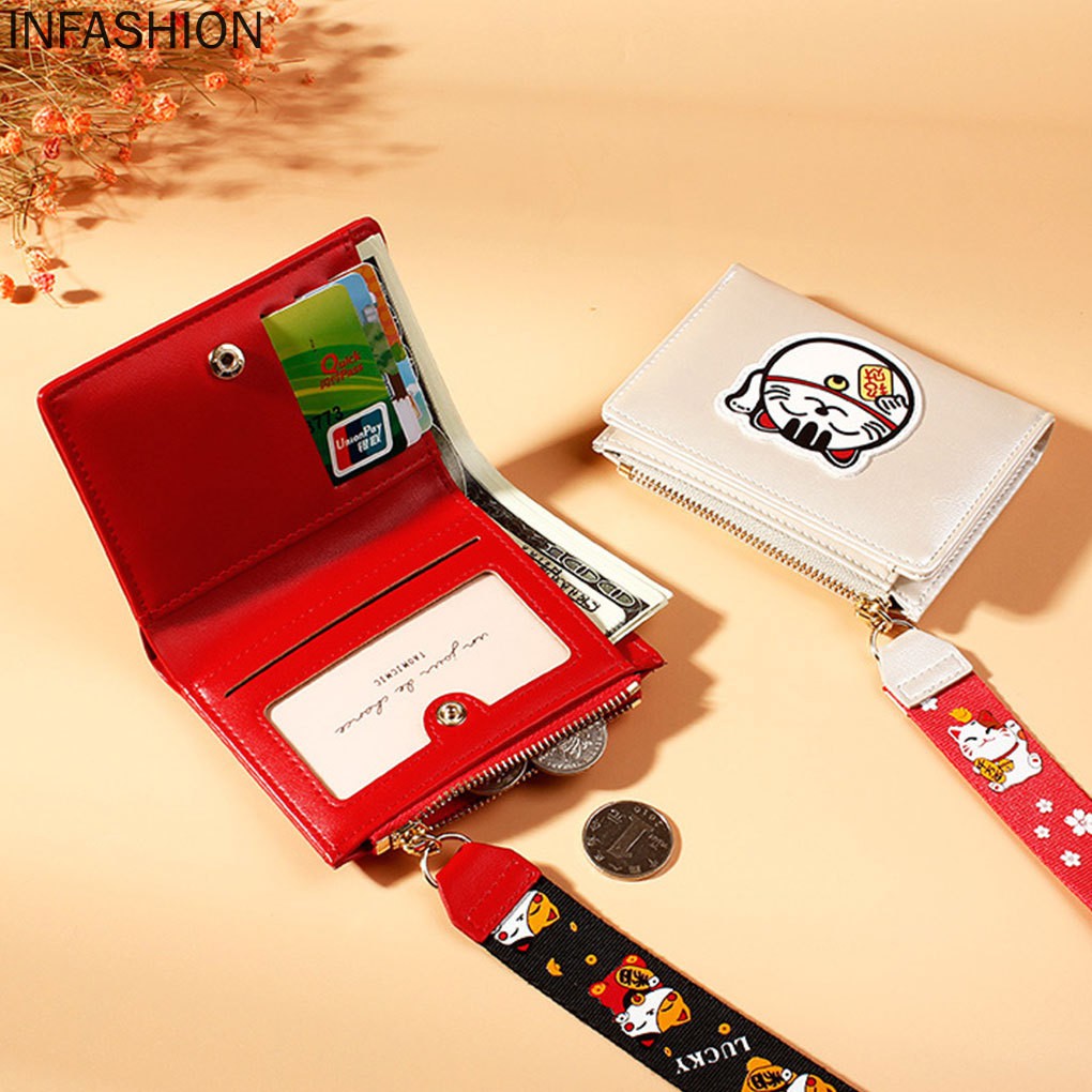 Ví Nữ Mini Da Pu Thời Trang Hàn