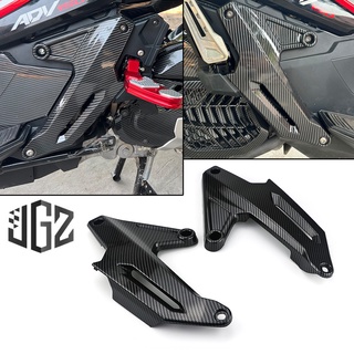 Vỏ bọc gác chân phía sau bằng sợi carbon cho xe mô tô honda adv150 adv 150 2019-2022