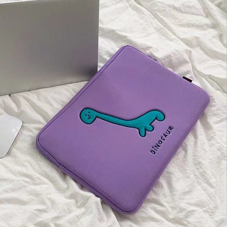 Túi Đựng laptop / Máy Tính Bảng Họa Tiết Khủng Long Hoạt Hình 11 13 15 inch