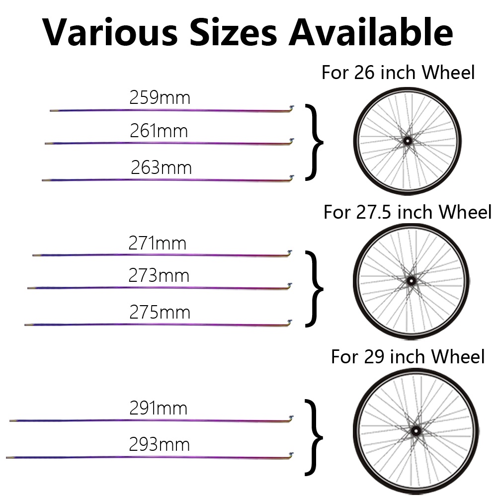 Set 32/ 36/ 64/ 72 nan hoa TANKE bằng thép không gỉ dành cho bánh xe đạp 26 inch/ 27.5 inch/ 29 inch