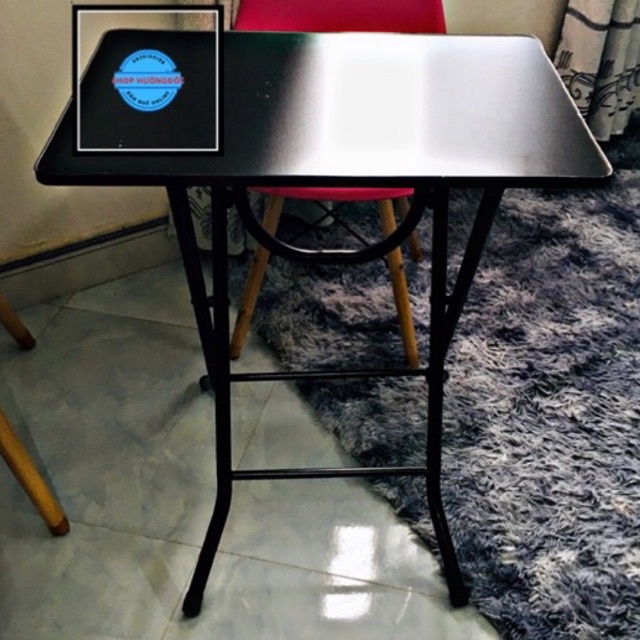 Bàn học chân cao 73cm gấp gọn kích thước 40/60